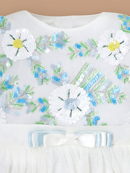 Cherry Crumble White Solid Trendy Stylish Dress