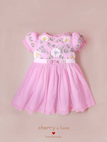 Cherry Crumble Frost Charm Dandy Pink Graceful Dress