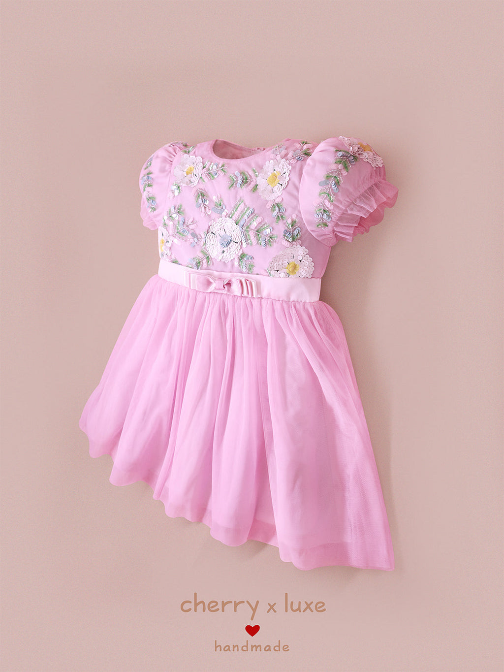 Cherry Crumble Frost Charm Dandy Pink Graceful Dress