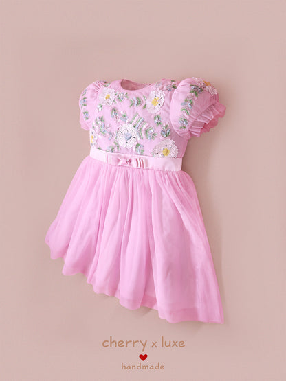 Cherry Crumble Frost Charm Dandy Pink Graceful Dress