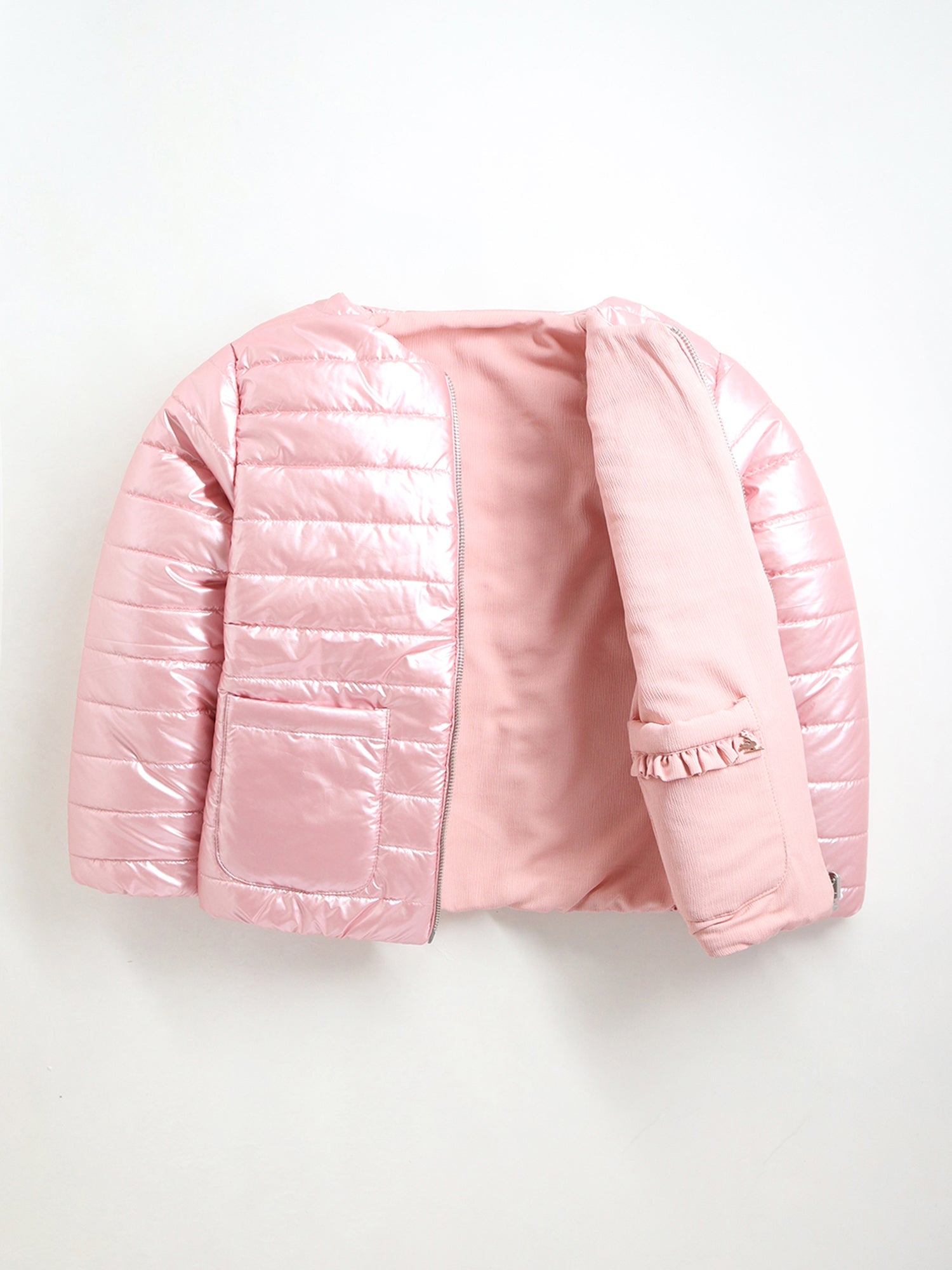 Cherry Crumble Pink Happy-Luxe Reversible Jacket