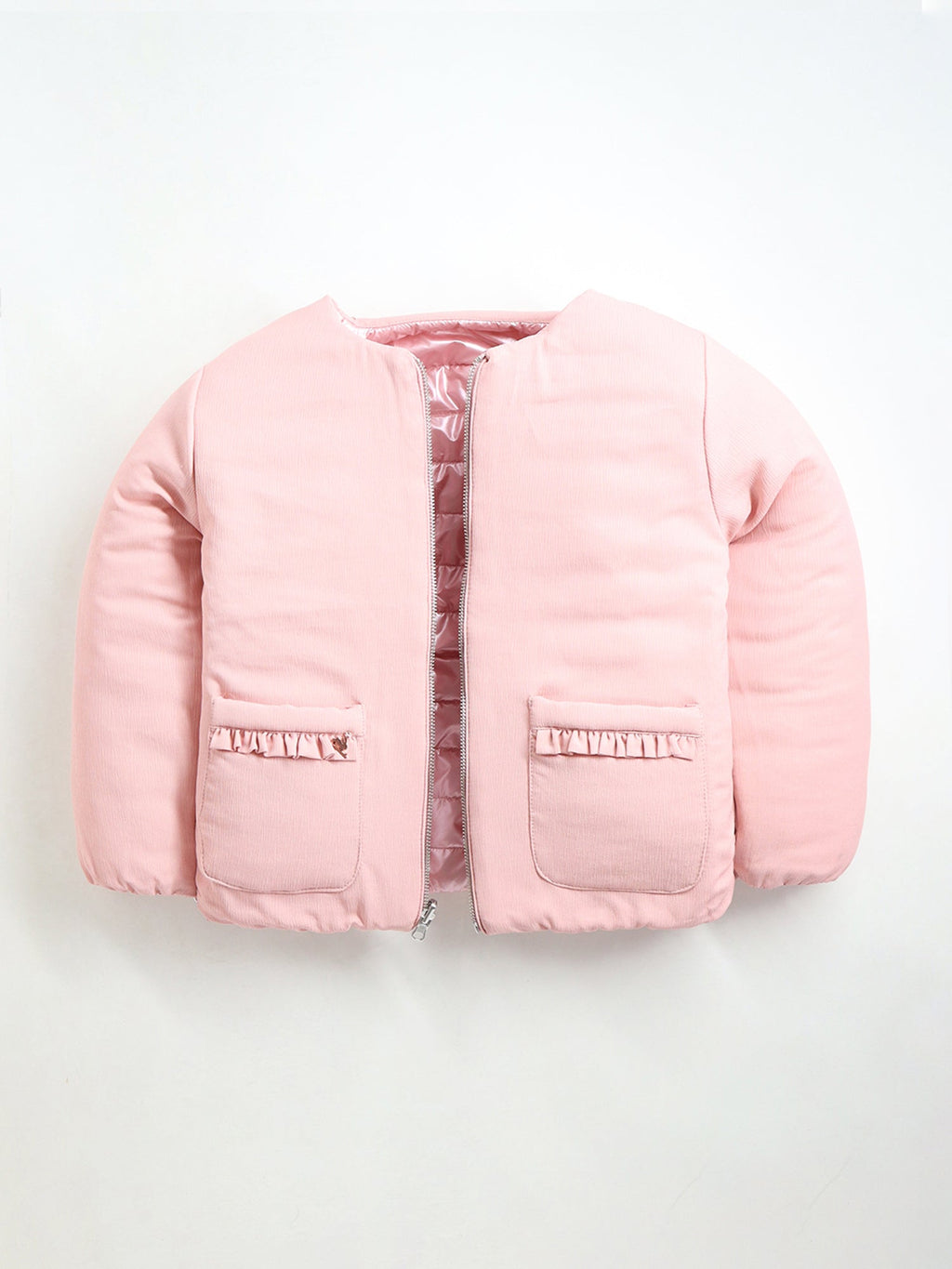 Cherry Crumble Pink Happy-Luxe Reversible Jacket