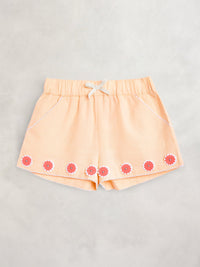 Peach Breezy-Trendy Summer Shorts
