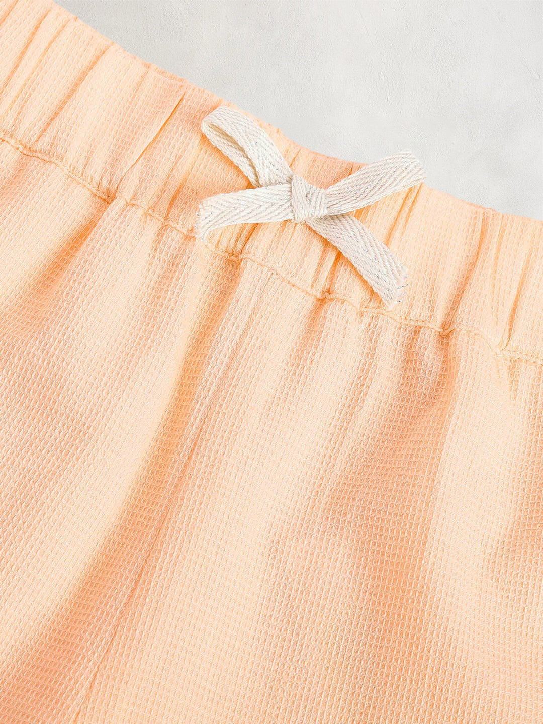 Cherry Crumble Peach Breezy-Trendy Summer Shorts