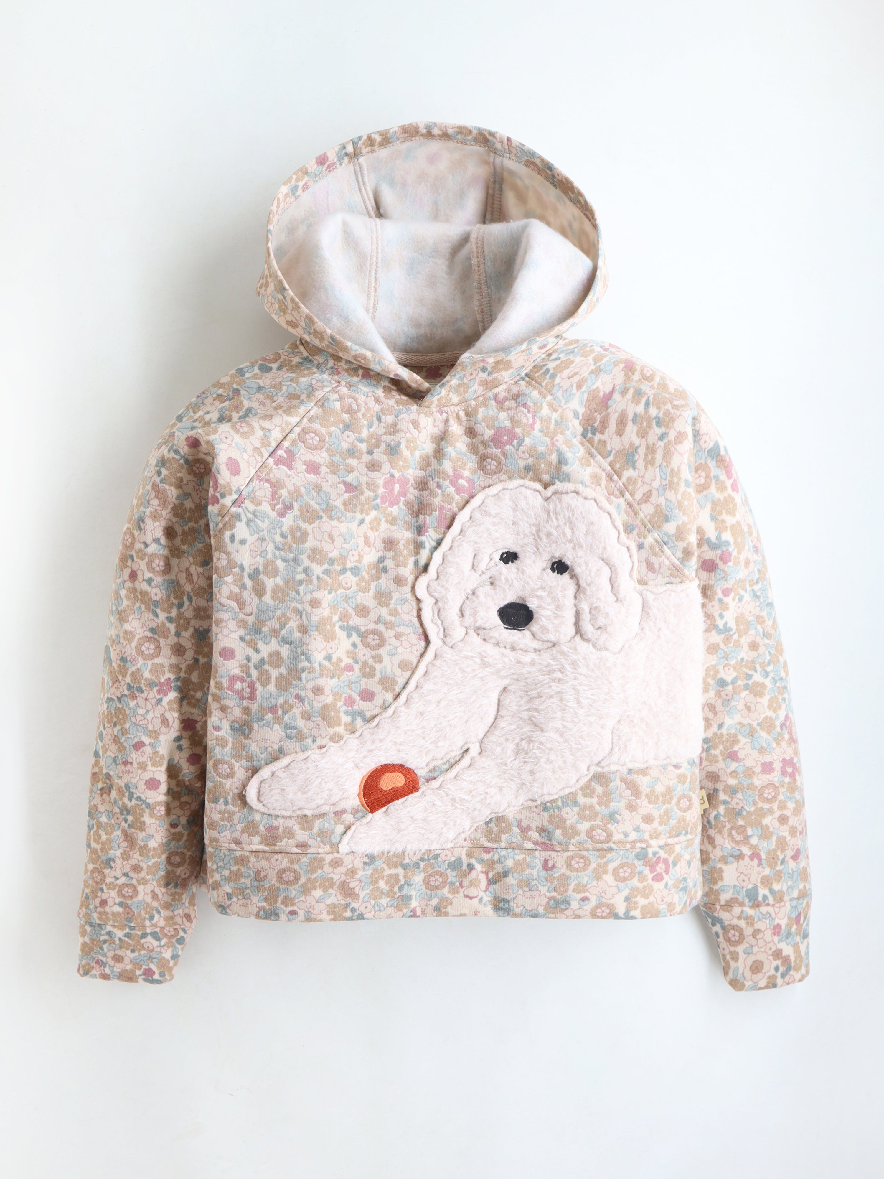 Cherry Crumble Multicolor Printed Applique Cute Smart Sweatshirt