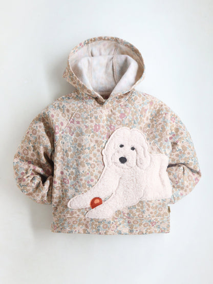 Cherry Crumble Multicolor Printed Applique Cute Smart Sweatshirt