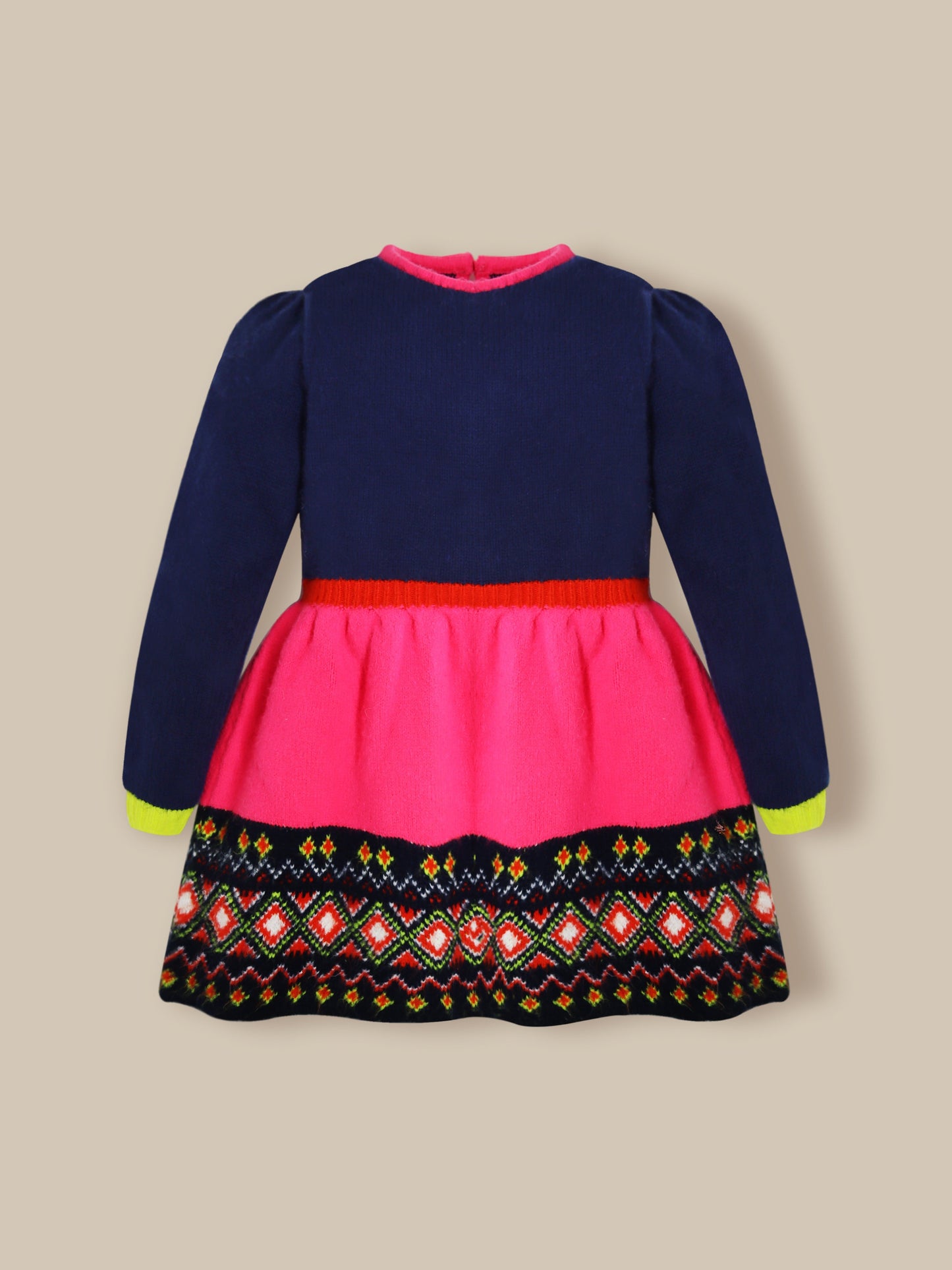 Cherry Crumble Winter Multicolor Bloom Dress