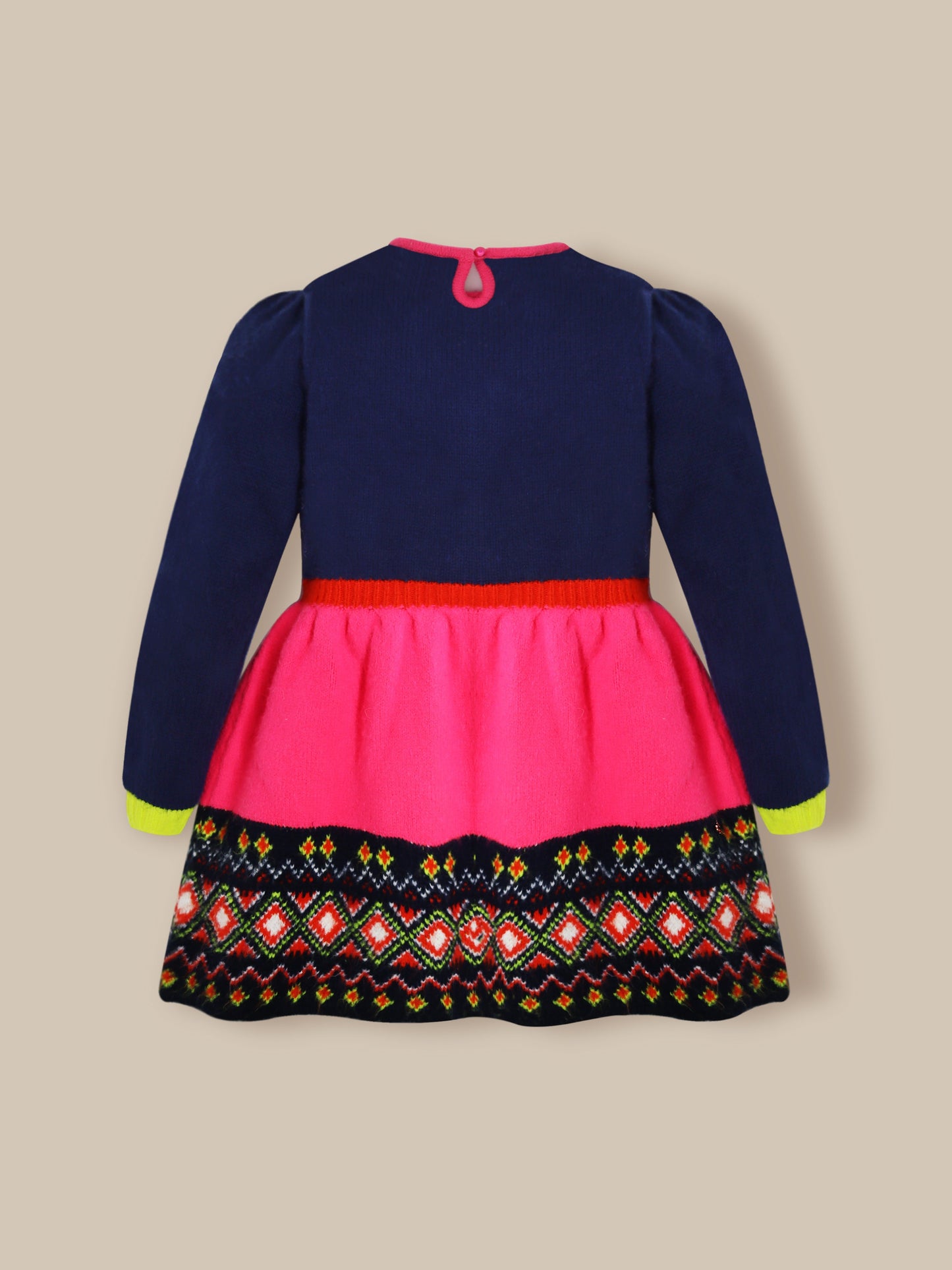 Cherry Crumble Winter Multicolor Bloom Dress