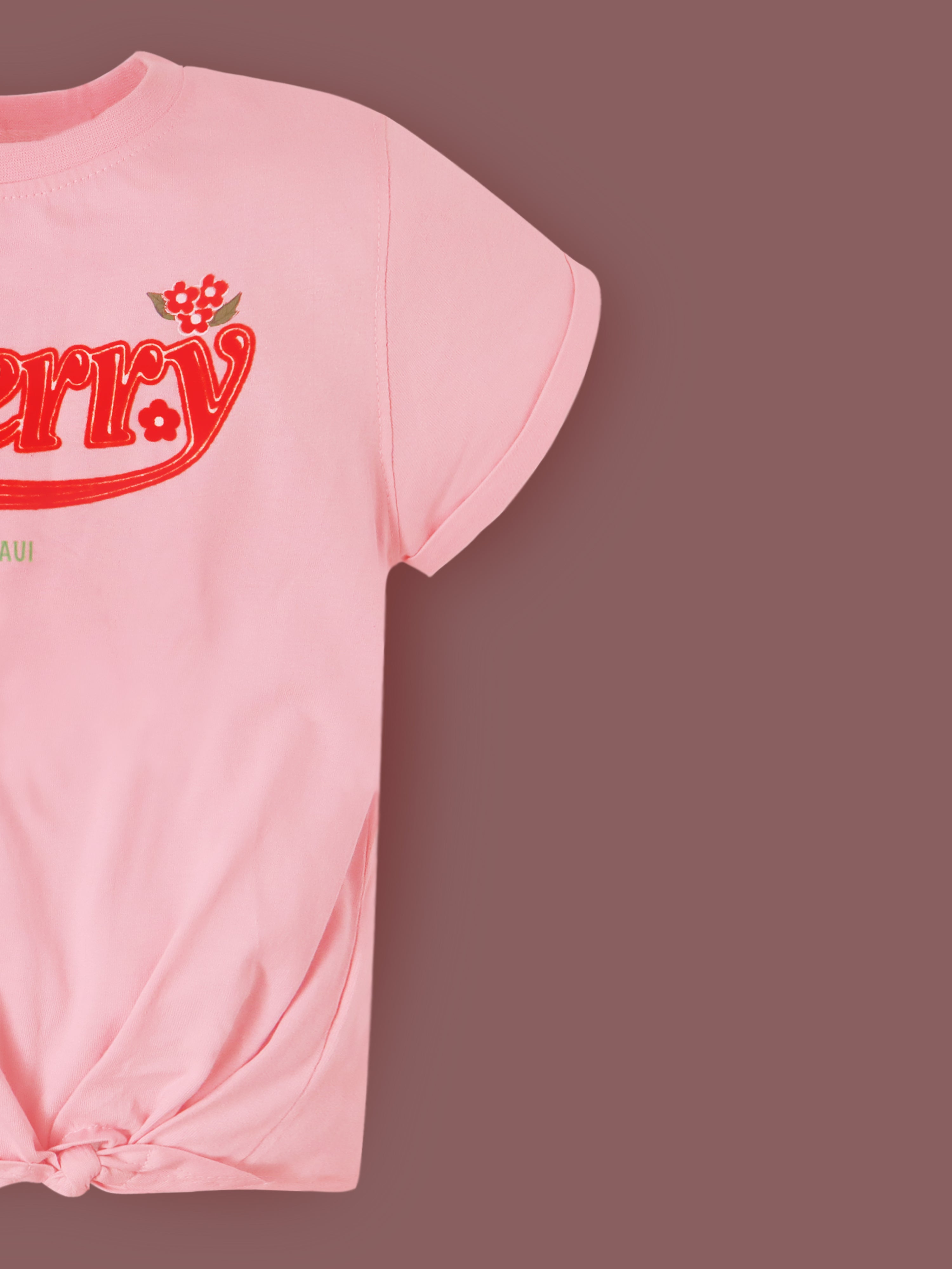 Cherry Crumble Peach Blossom Top