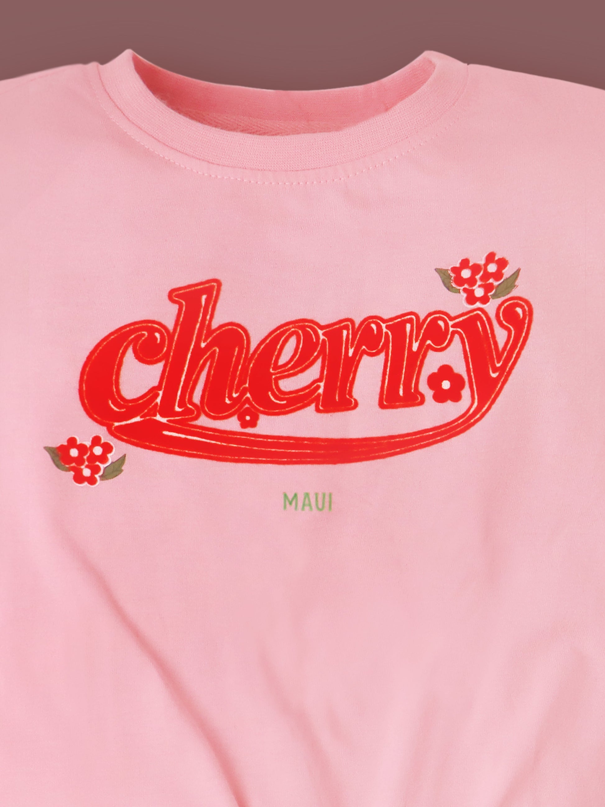 Cherry Crumble Peach Blossom Top