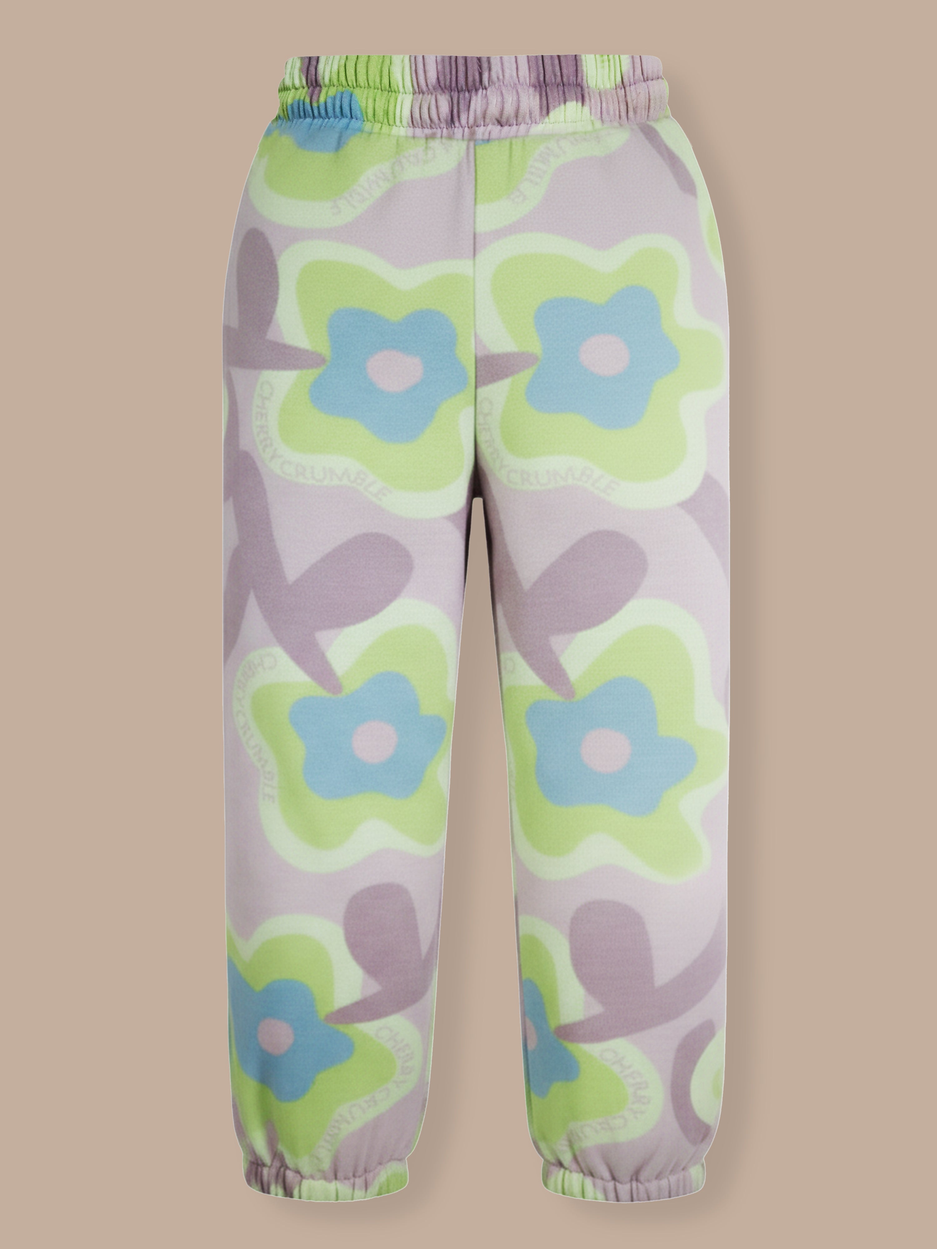 Rainbow Vibe Printed Fleece Hoodie Set