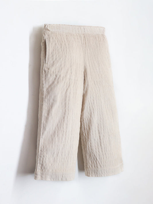 Cherry Crumble Cream Cute Stylish Winter Pant