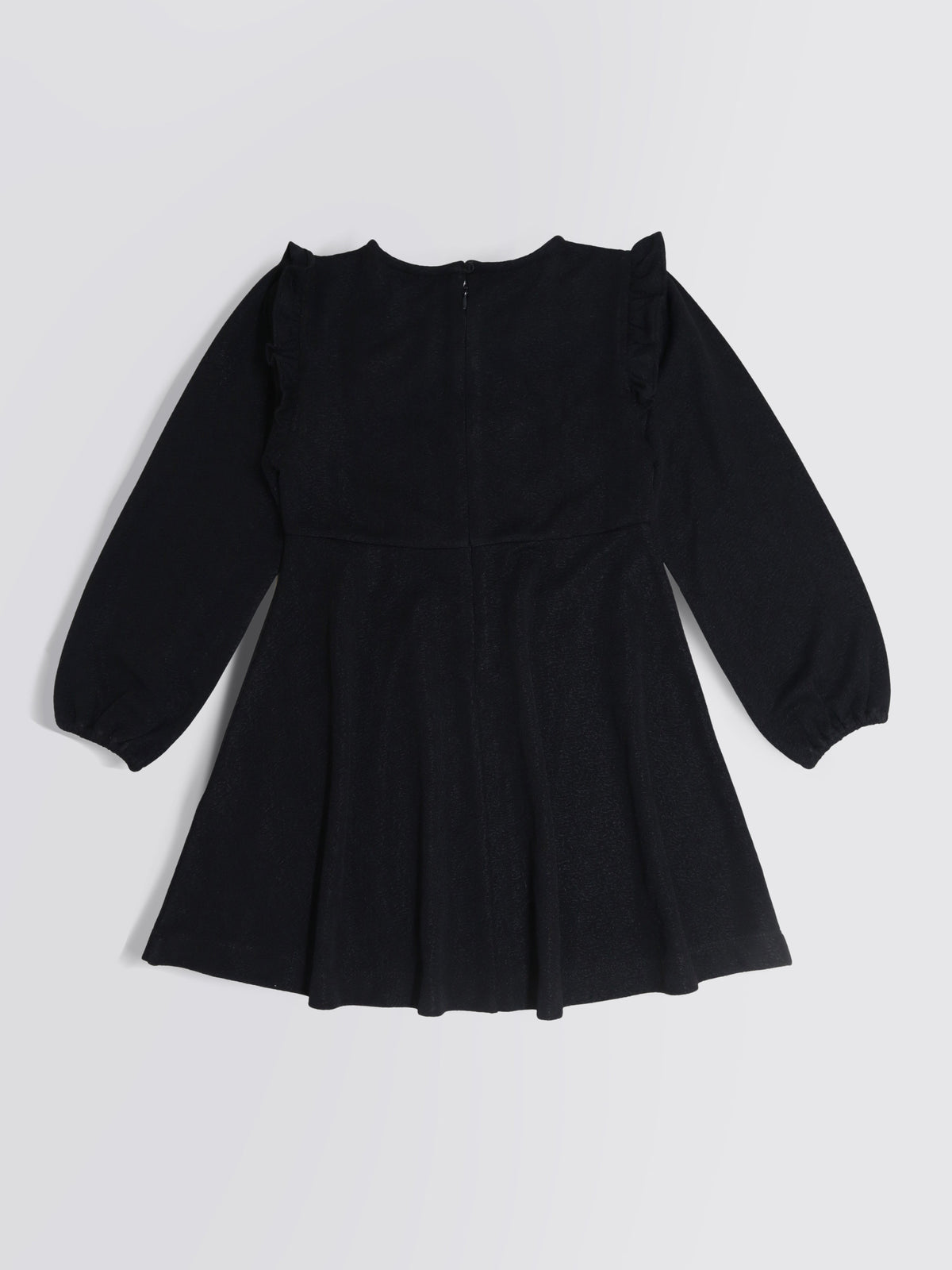 Cherry Crumble Black Embroidered Cute Smart Dress