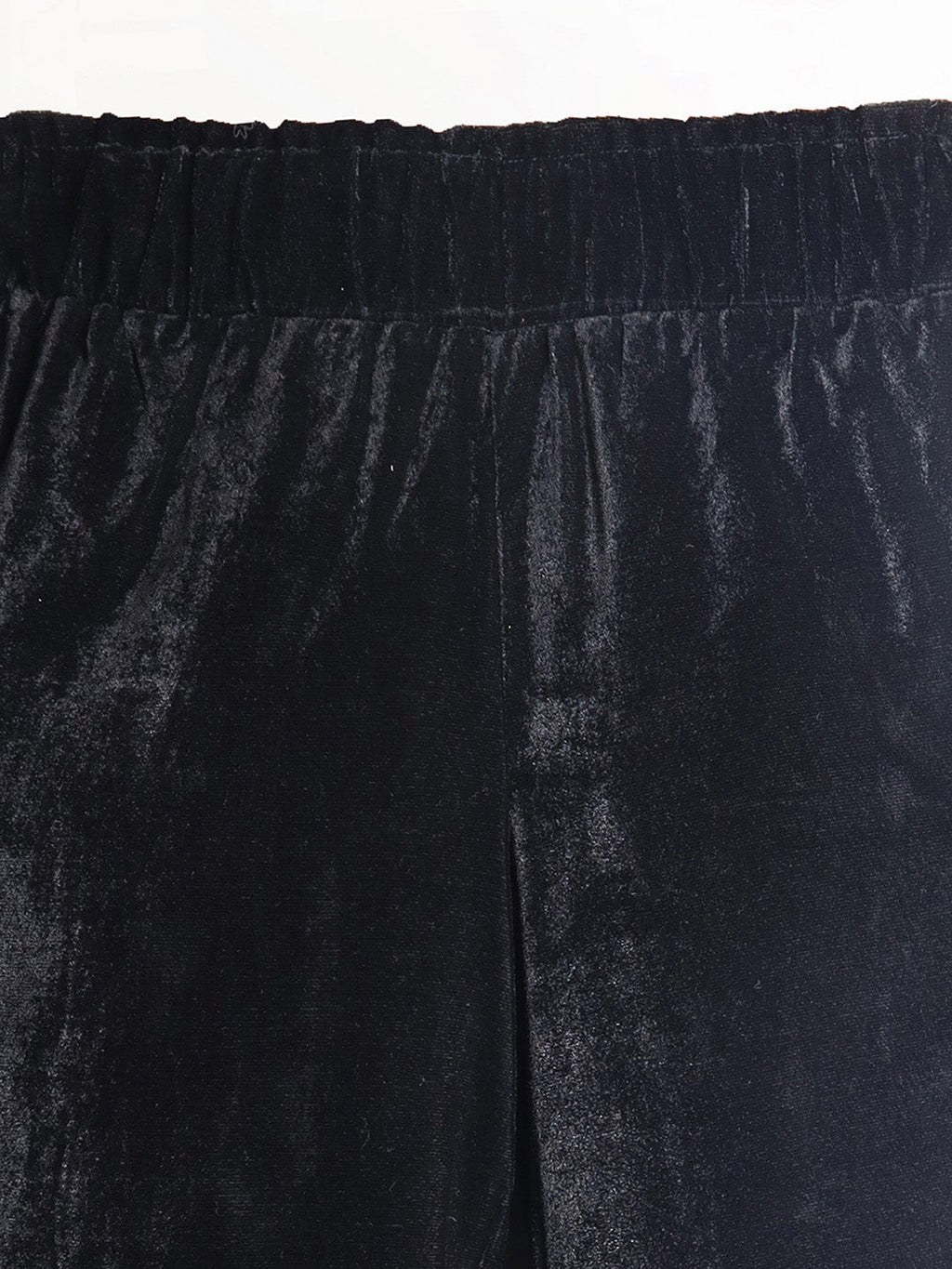 Cherry Crumble Black Velvet Snuggle-Trendy Winter Track Pants