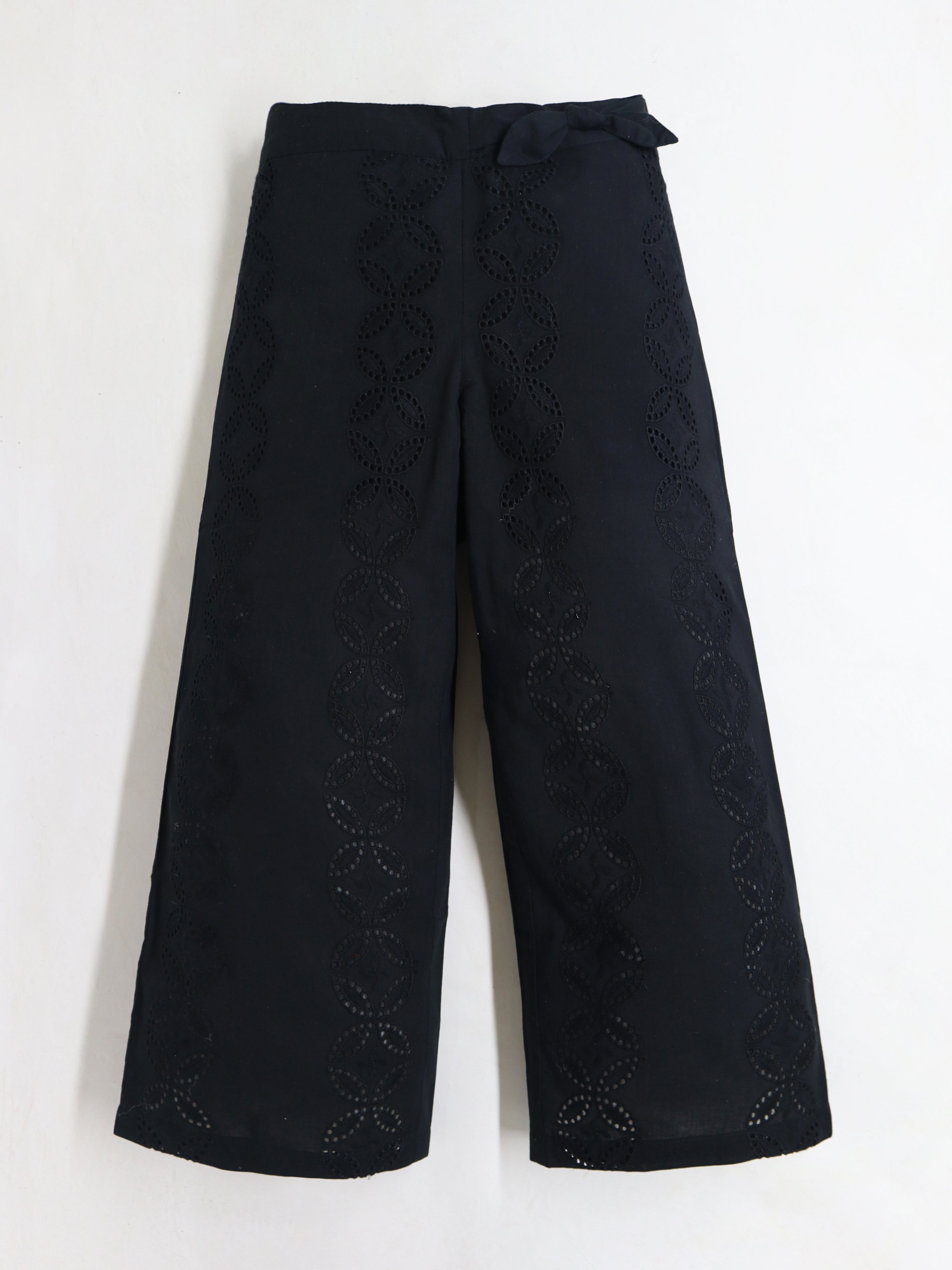 Cherry Crumble Black Playful-Classic Summer Track Pants