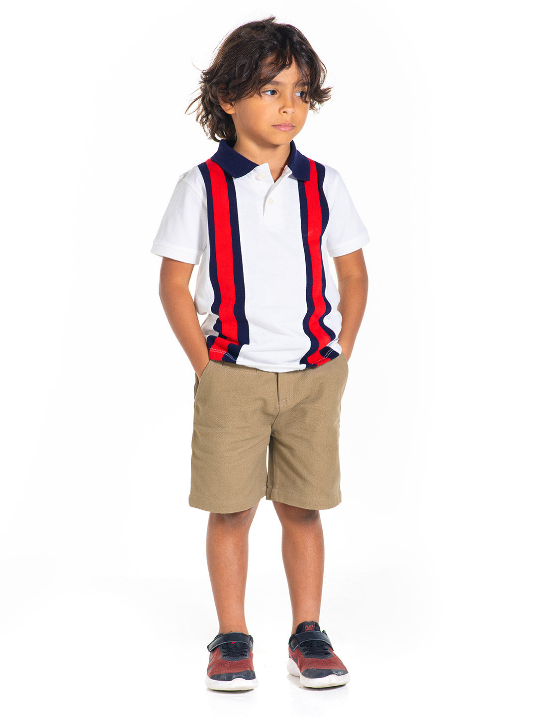 Cherry Crumble White Red Cut & Sew Cute Tshirt