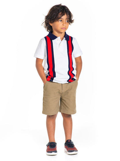 Cherry Crumble White Red Cut & Sew Cute Tshirt