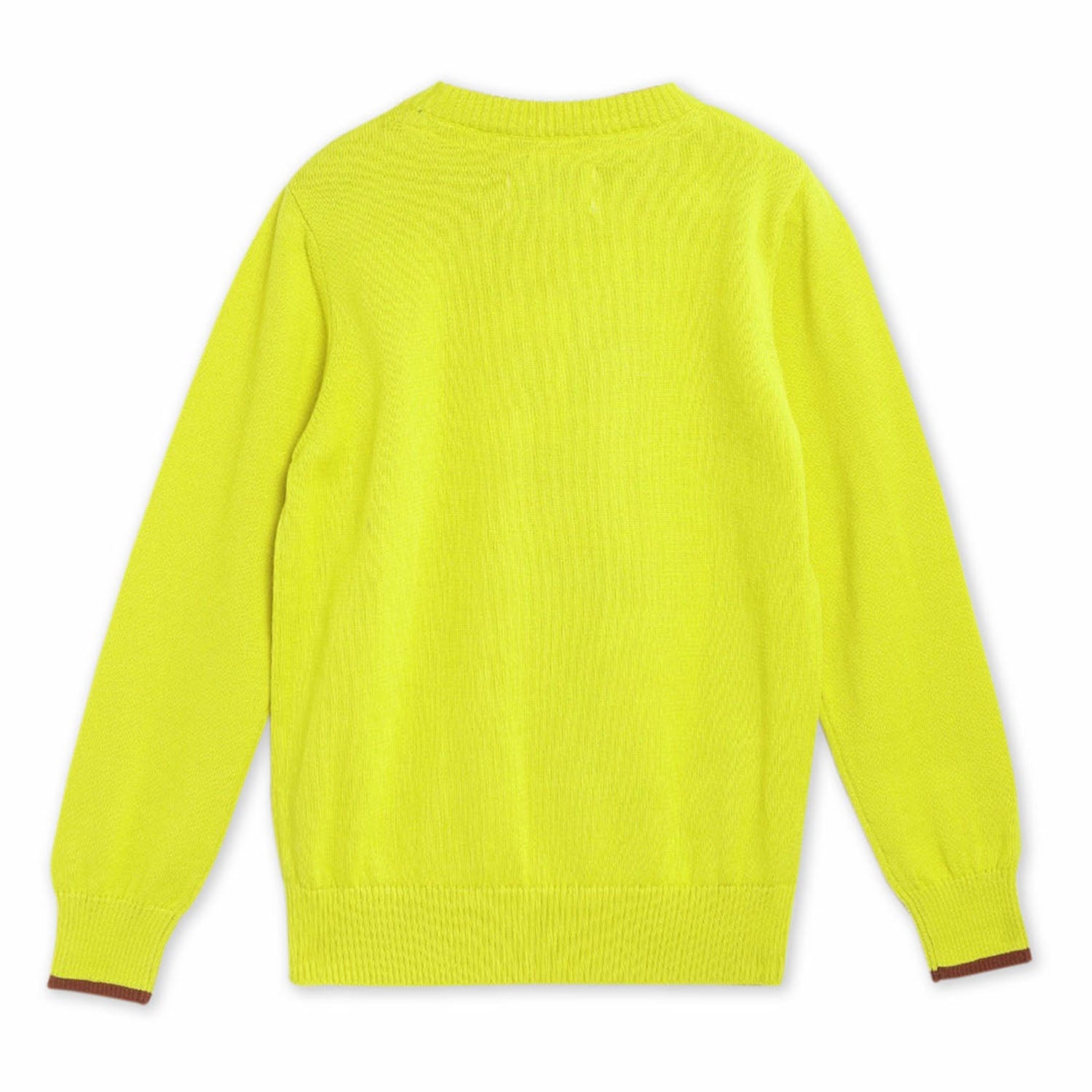 Cherry Crumble Yellow Pom-Pom Sweater