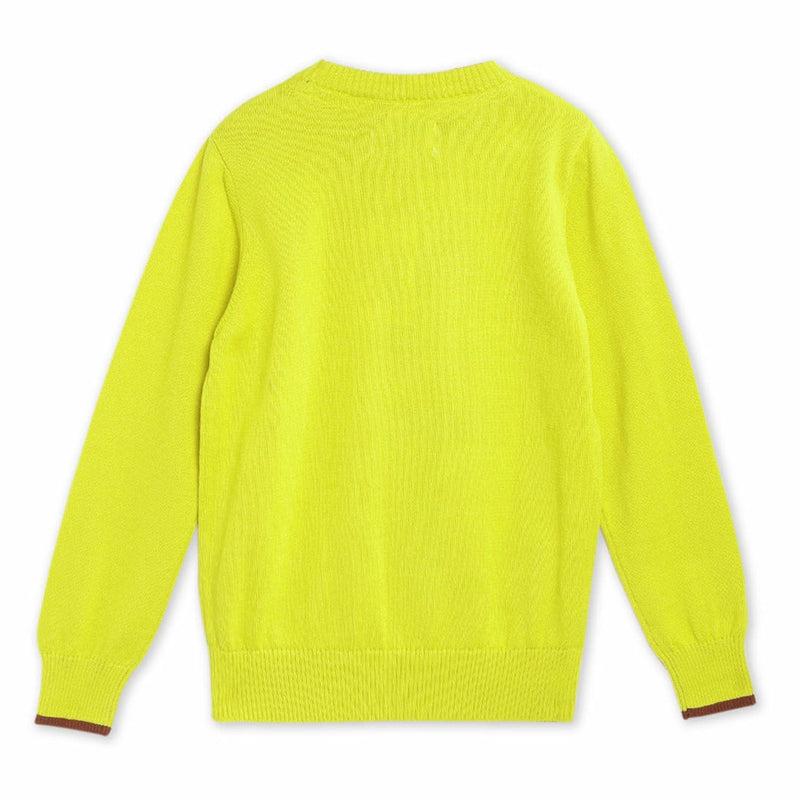 Yellow Pom-Pom Sweater