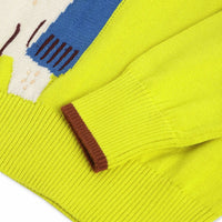 Yellow Pom-Pom Sweater