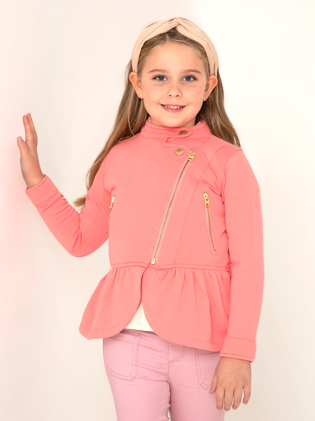 Cherry Crumble Pink Snuggle-Luxe Winter Jacket