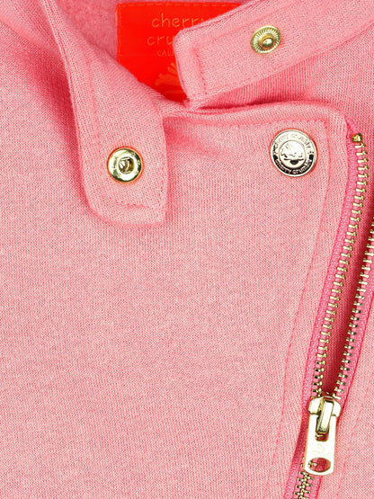 Cherry Crumble Pink Snuggle-Luxe Winter Jacket