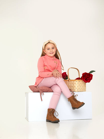 Cherry Crumble Pink Snuggle-Luxe Winter Jacket