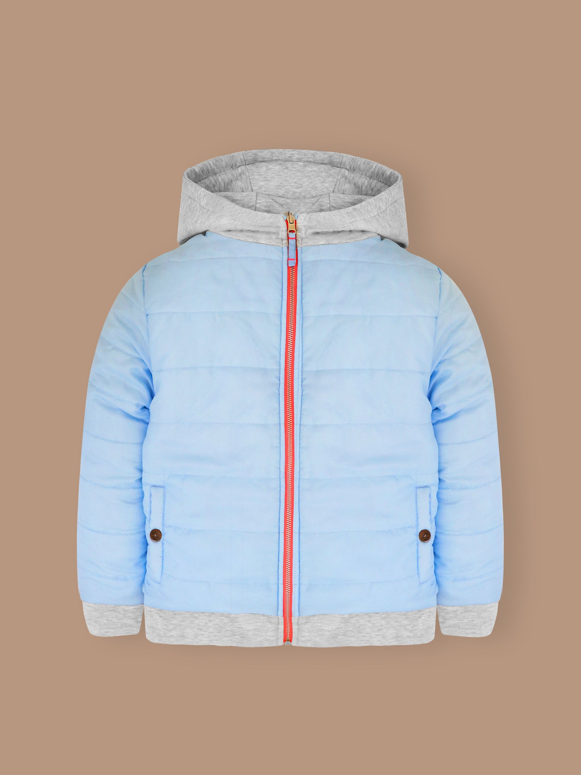 Unisex Sky Grey Reversible Jacket