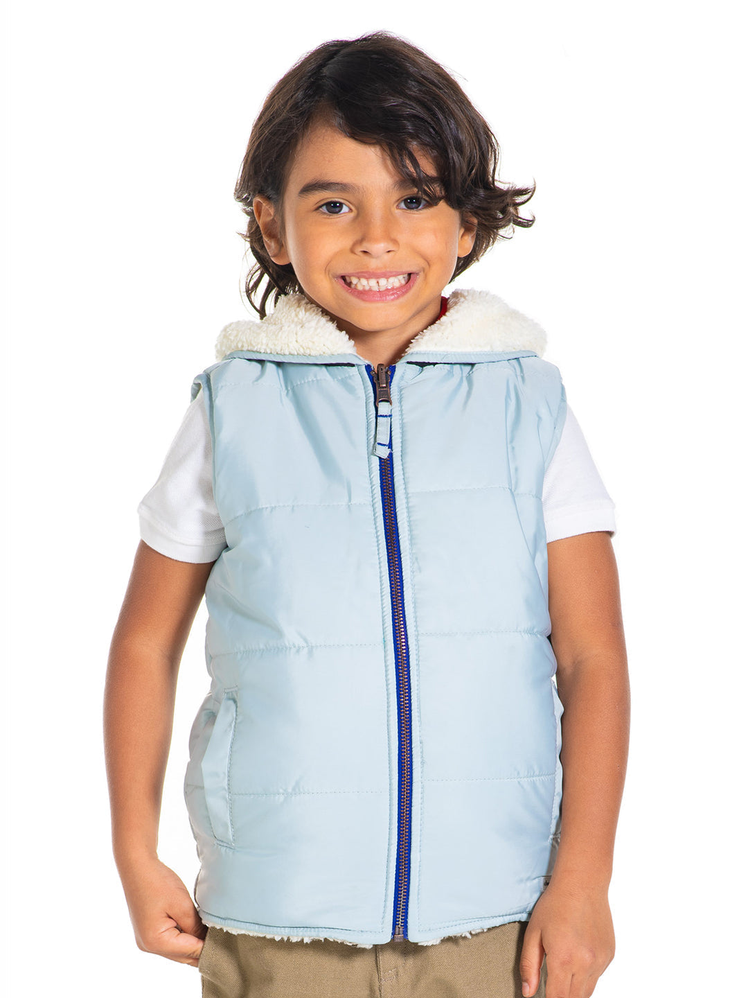 Cherry Crumble Blue Cheery-Chic Reversible Jacket