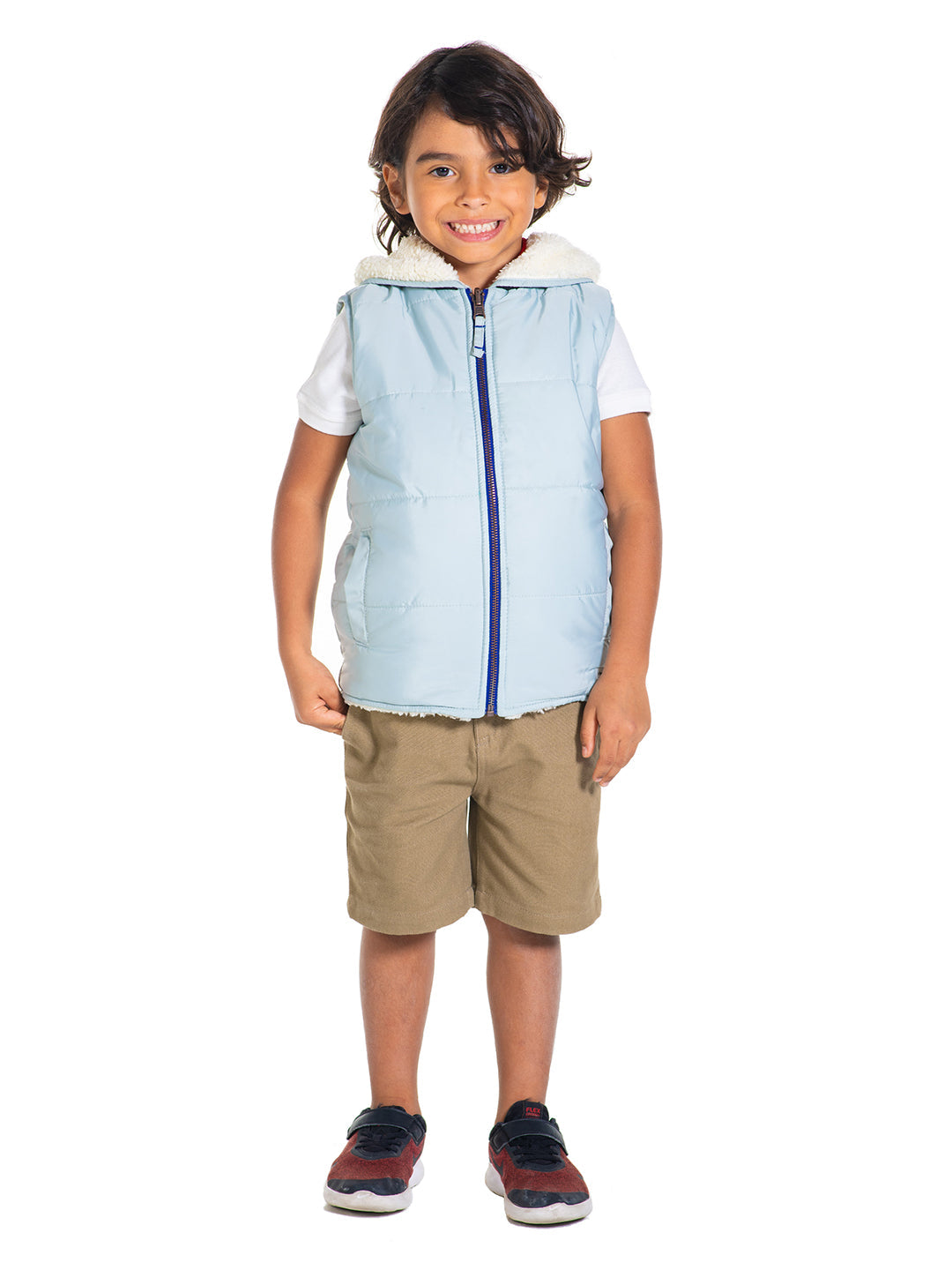 Cherry Crumble Blue Cheery-Chic Reversible Jacket