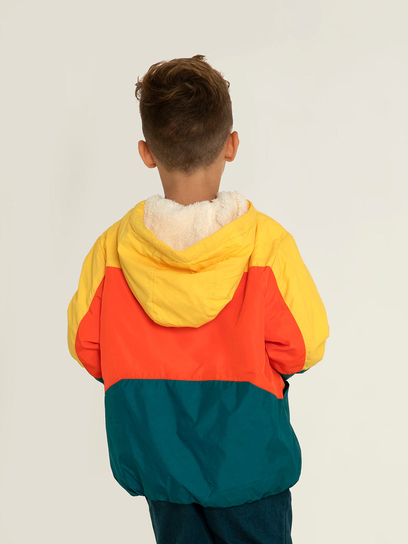 Multicolor Cut & Sew Playful Stylish Jacket