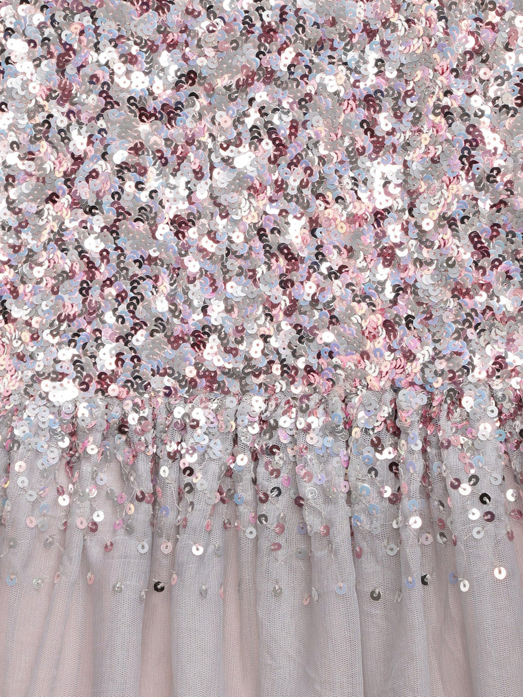 Cherry Crumble Grey Sequined Lovely Smart Dress