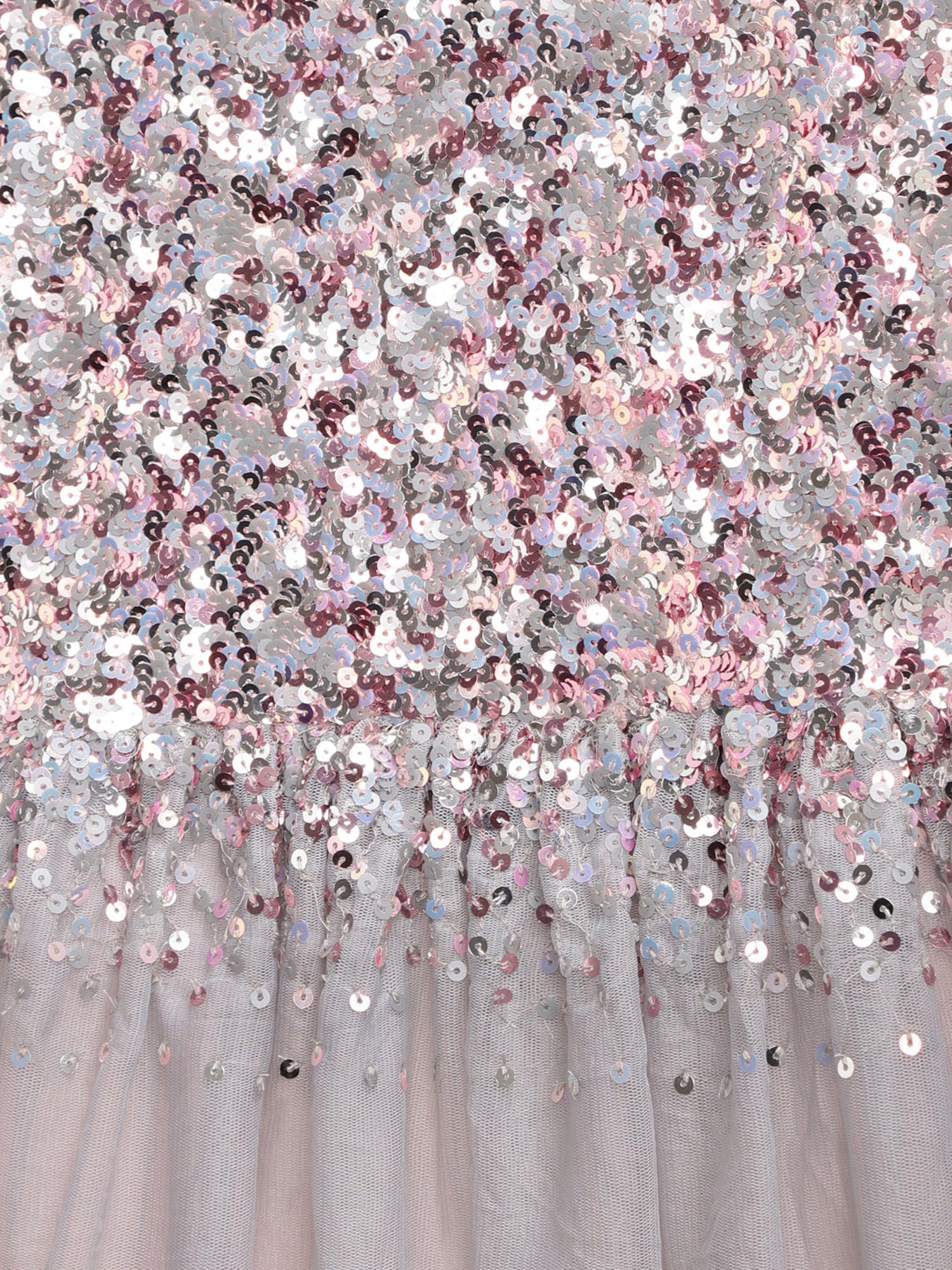 Cherry Crumble Grey Sequined Lovely Smart Dress