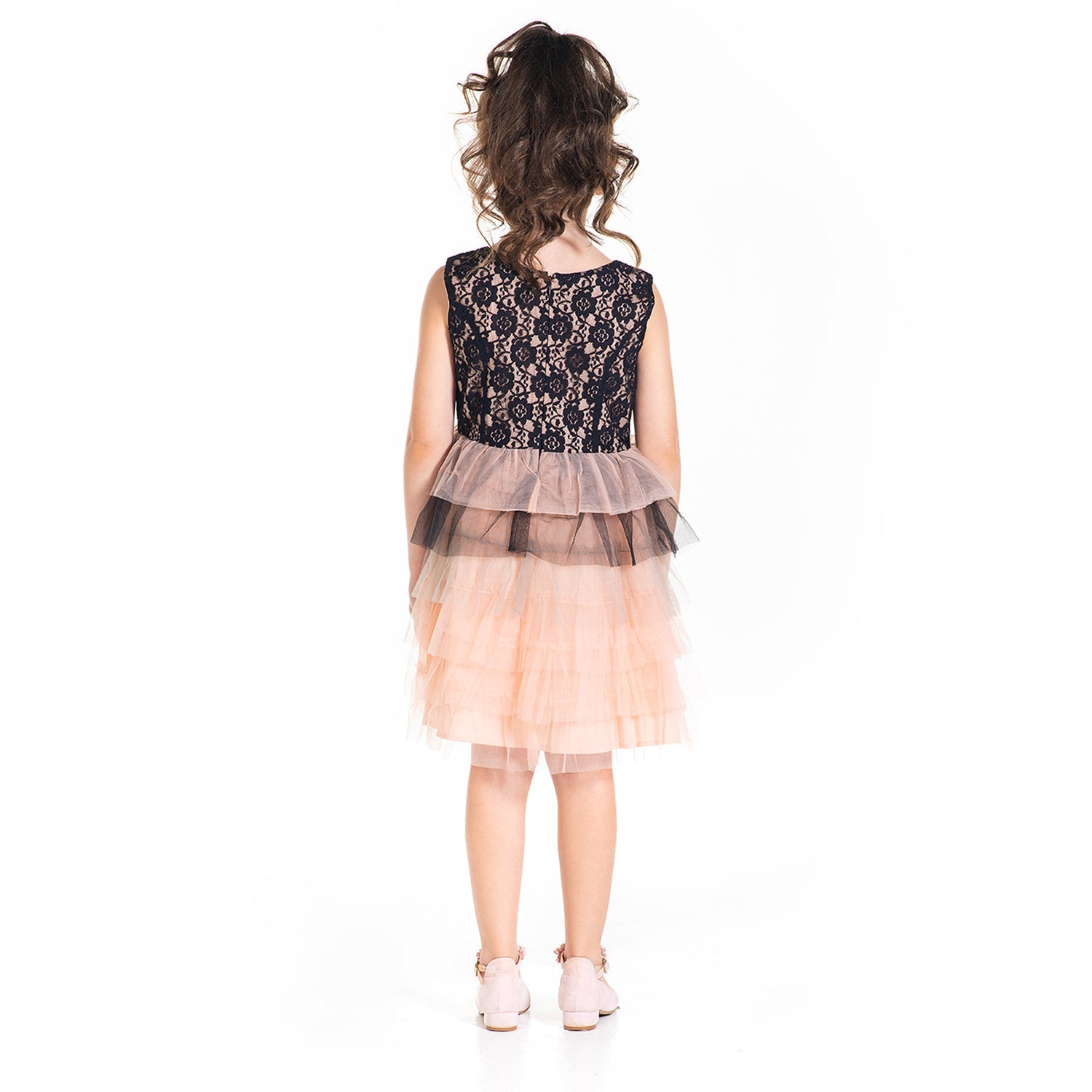 Cherry Crumble Peach Cut & Sew Trendy Classic Summer Dress