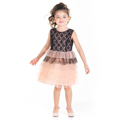 Cherry Crumble Peach Cut & Sew Trendy Classic Summer Dress