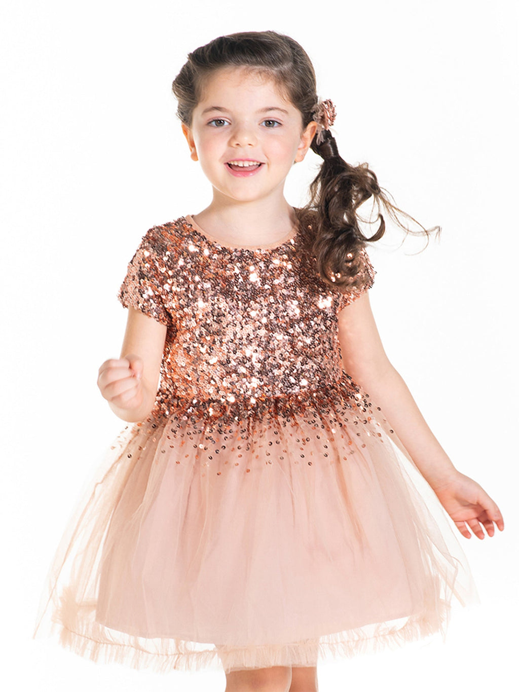 Cherry Crumble Sequined Sweet Stylish Winter Dress