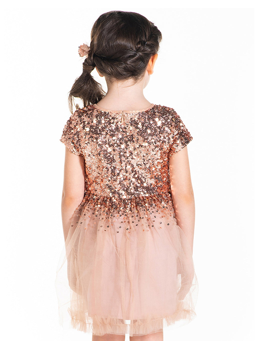 Cherry Crumble Sequined Sweet Stylish Winter Dress