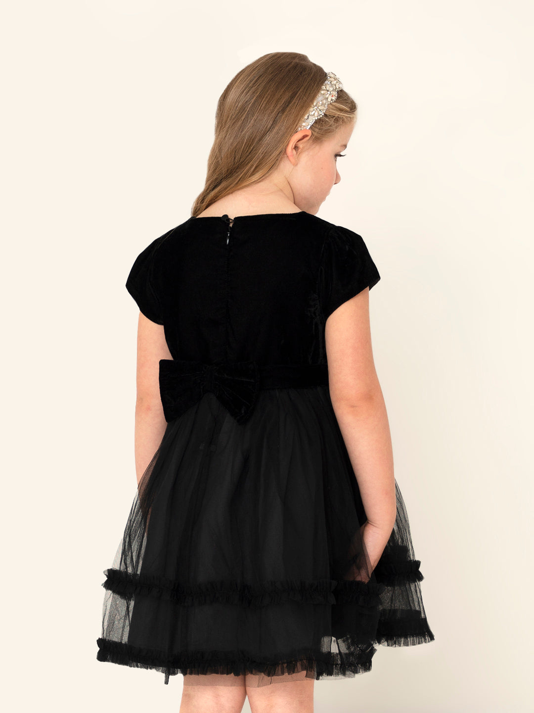 Cherry Crumble Black Playful Smart Summer Dress