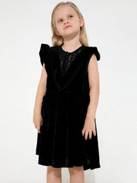 Black Solid Cute Smart Partywear Dress
