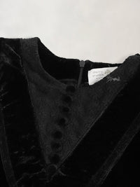 Black Solid Cute Smart Partywear Dress