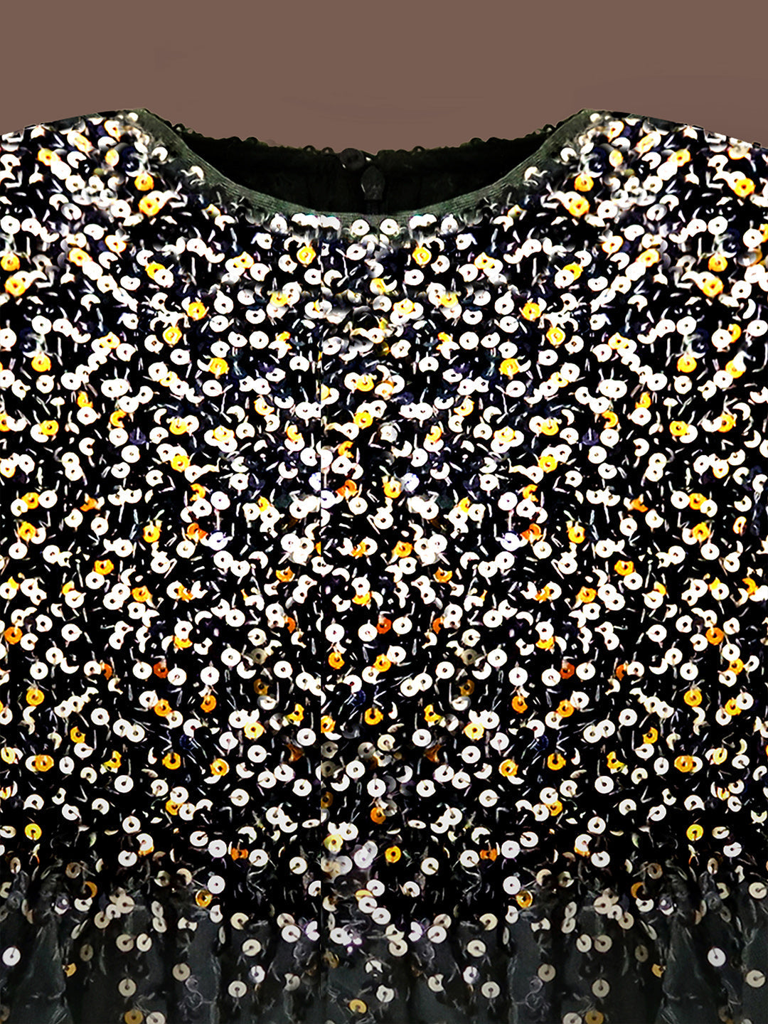 Cherry Crumble Holiday Glow Sparky Black Gleaming Dress