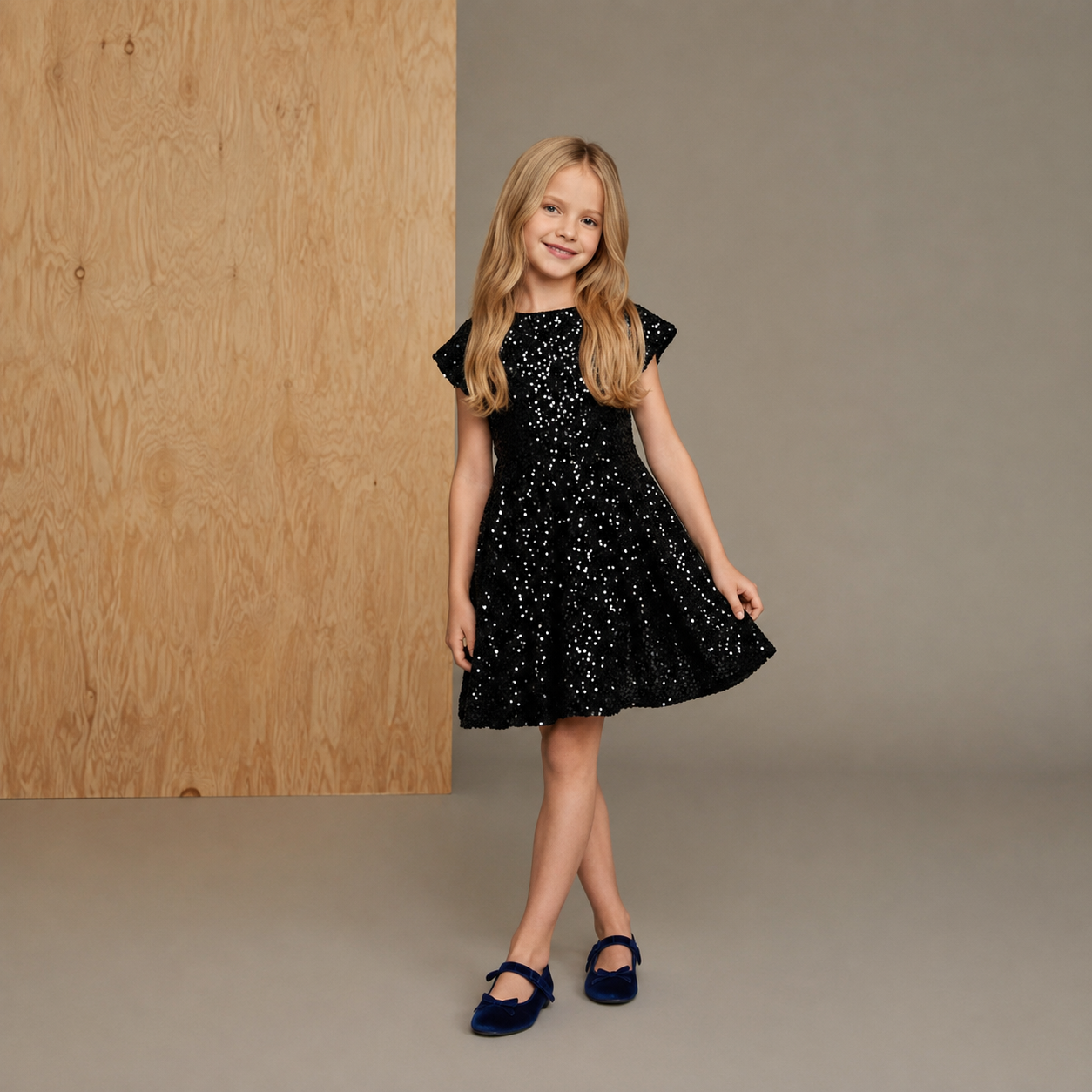 Sparkle Grey Party Dress