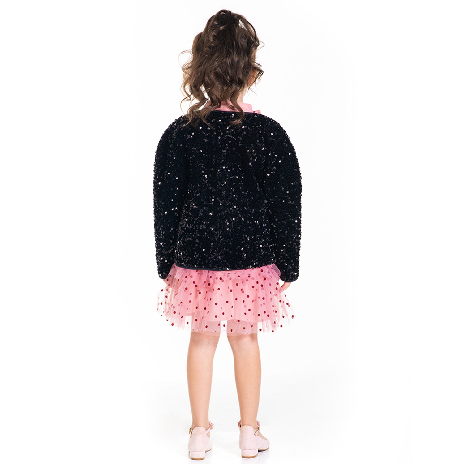 Cherry Crumble Black Snuggle-Trendy Winter Jacket