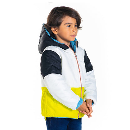 Cherry Crumble Multicolor Colorblock Snuggle-Luxe Winter Jacket