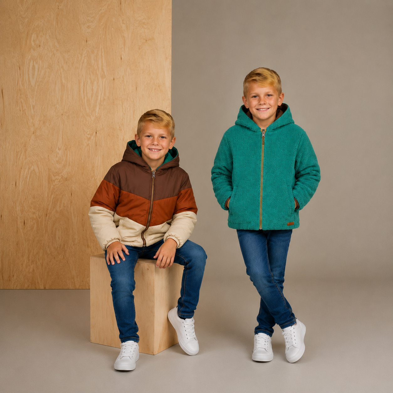 Multicolor Cheery-Chic Reversible Jacket