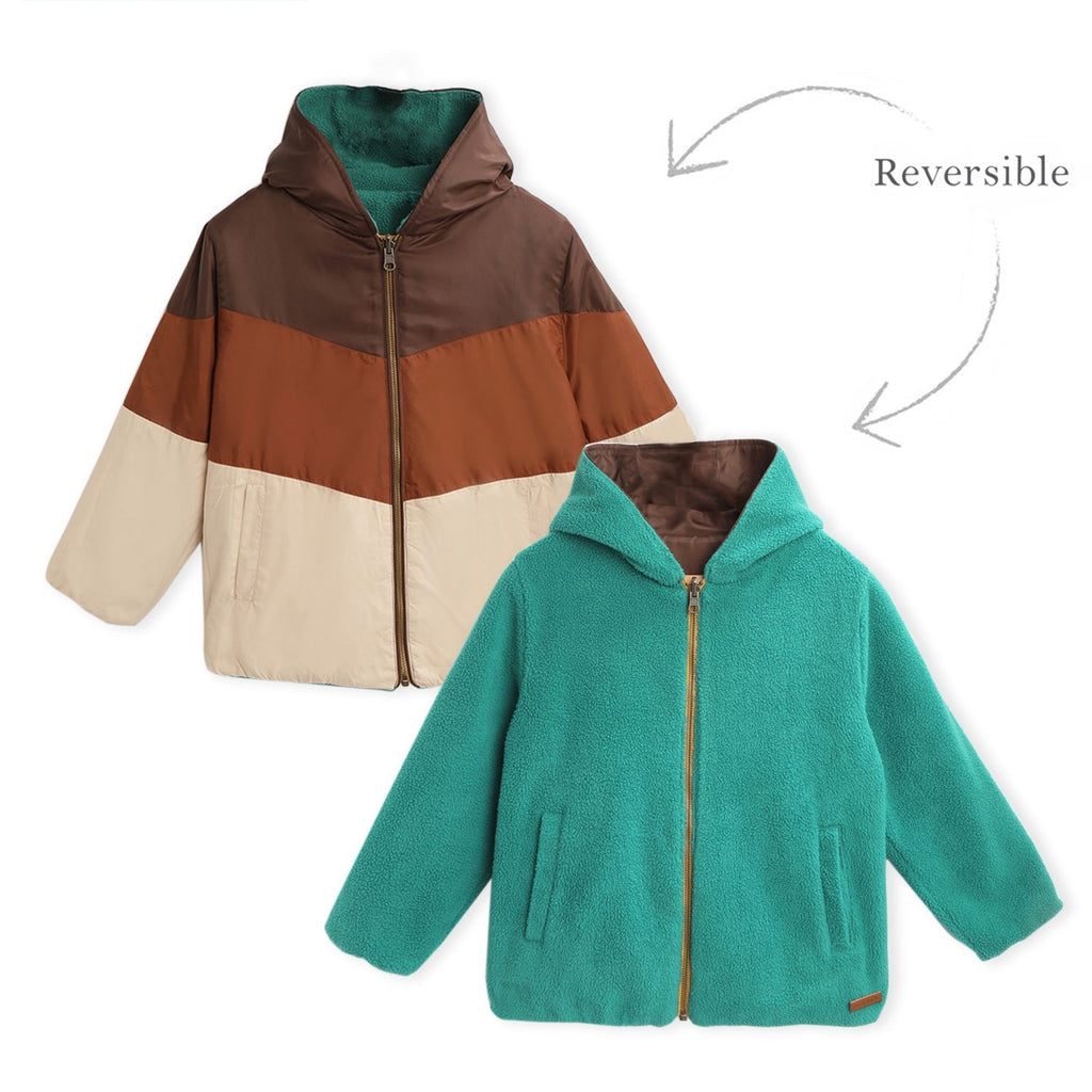 Cherry Crumble Multicolor Cheery-Chic Reversible Jacket