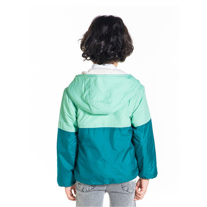 Cherry Crumble Green Cut & Sew Snuggle-Trendy Winter Jacket