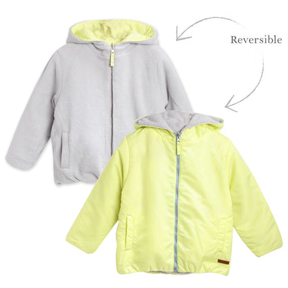 Cherry Crumble Yellow Happy-Trendy Reversible Jacket