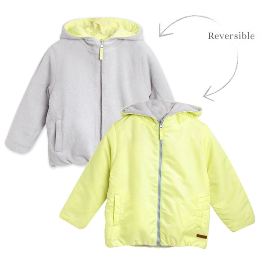 Cherry Crumble Yellow Happy-Trendy Reversible Jacket