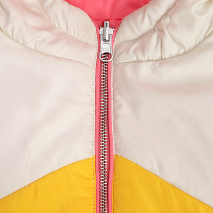 Cherry Crumble Multicolor Cut & Sew Polyester Full Sleeves Hooded Casual Wear Regular Fit Reversible Jacket For Boys And Girls